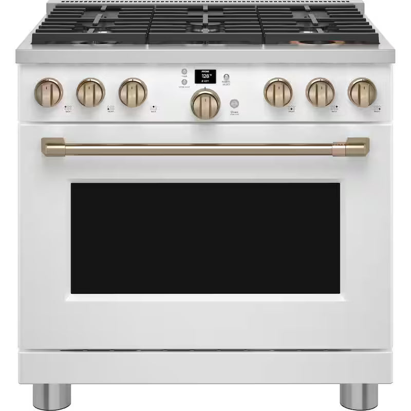 6 Burner Smart Slide-In Gas Range with Air Fry and Convection Y165008