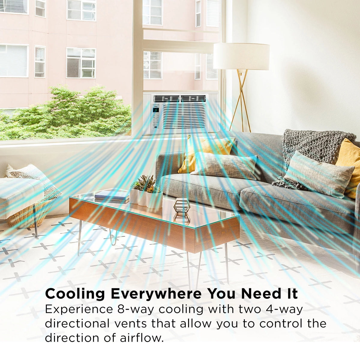 6,000 BTU 115-Volt Window Air Conditioner with Remote, White O9095