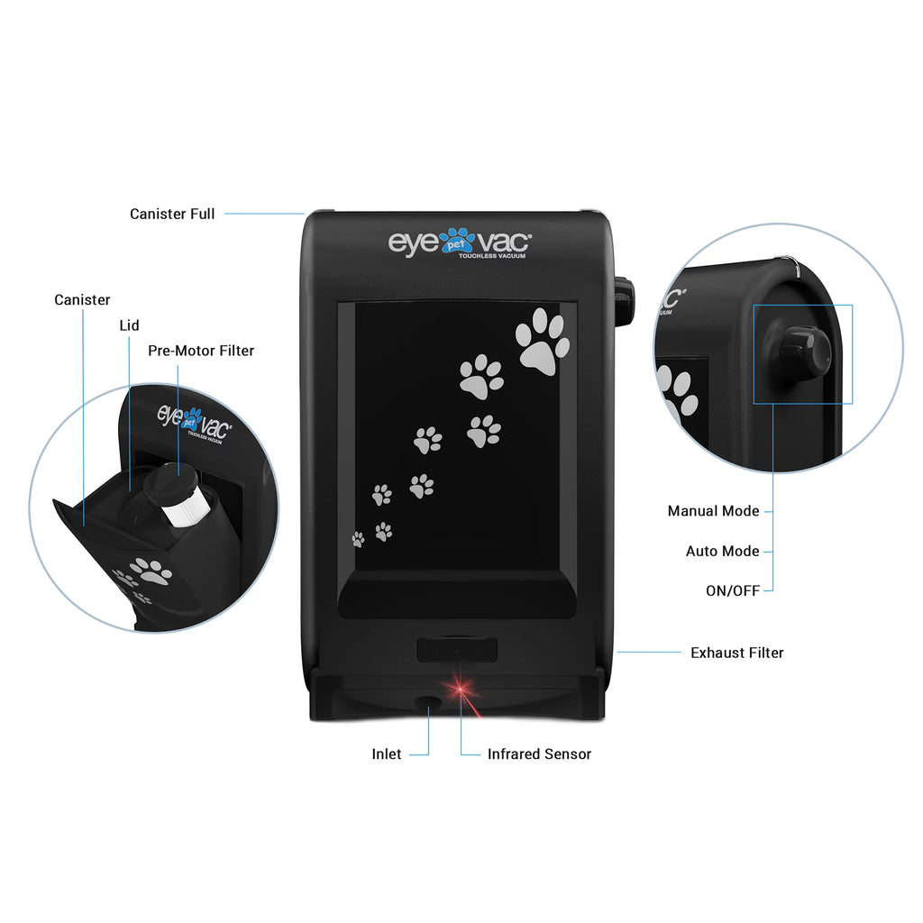 Black 6.5 Qt Touchless Vacuum S2919