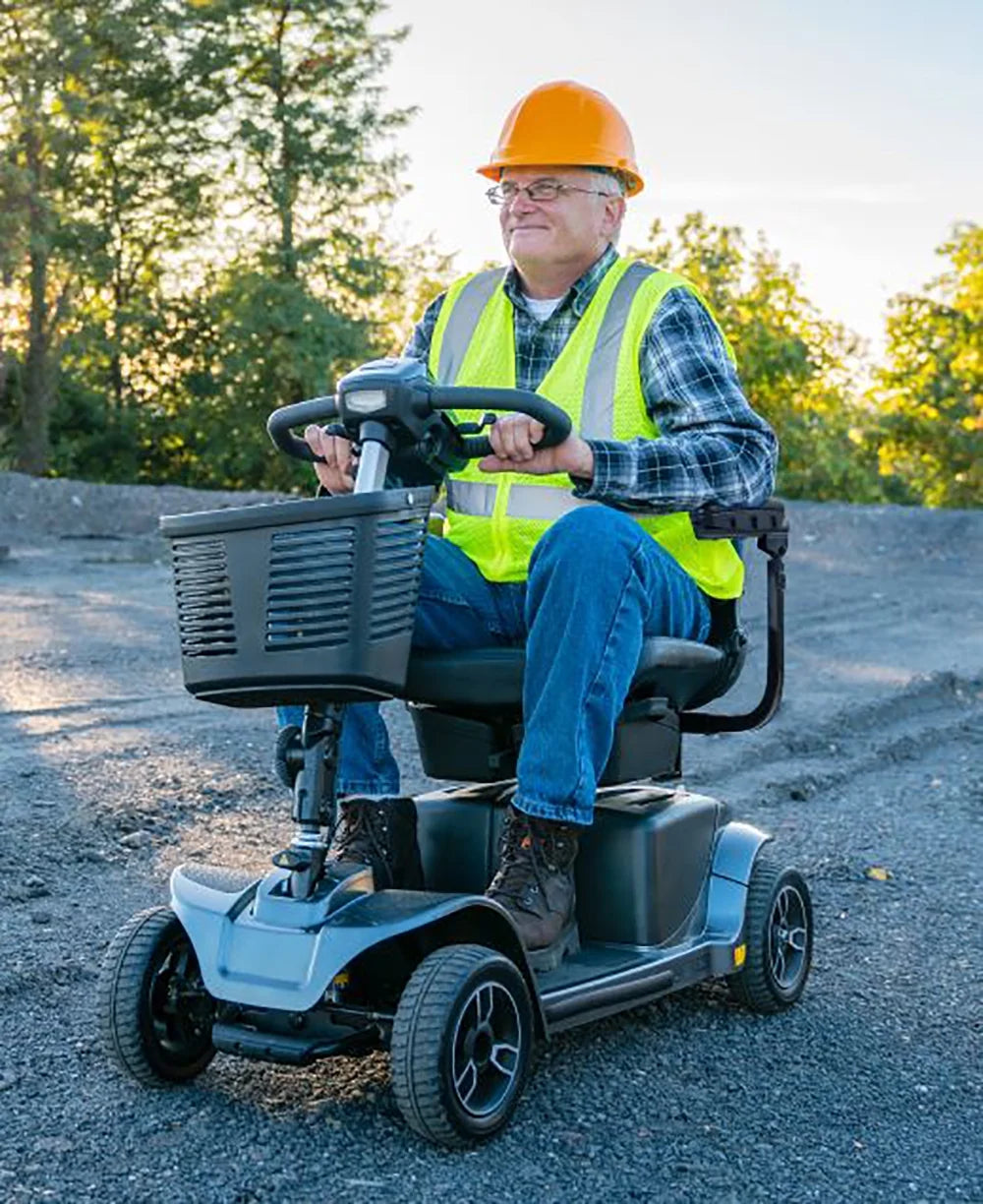 Blue 4-Wheel Scooter B40193