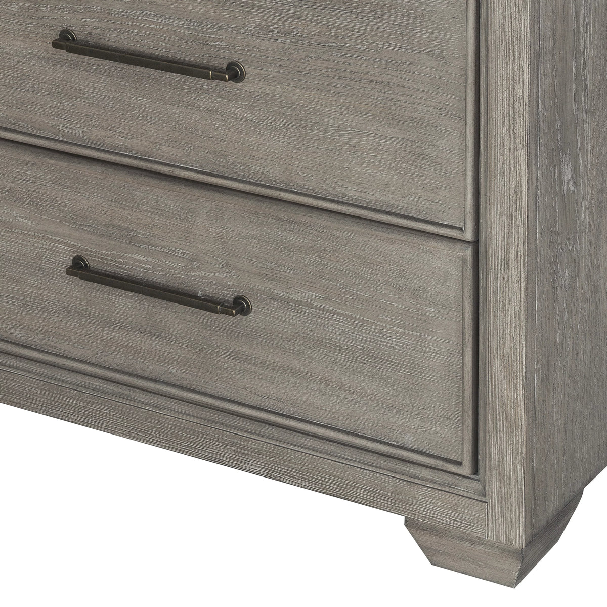 Gray Wood 6 Drawers Dresser E35610