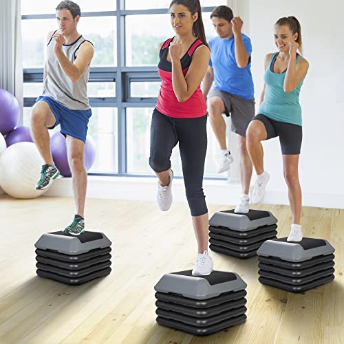 16" x 16" Adjustable Aerobic Stepper Platform with 4 Risers V27924