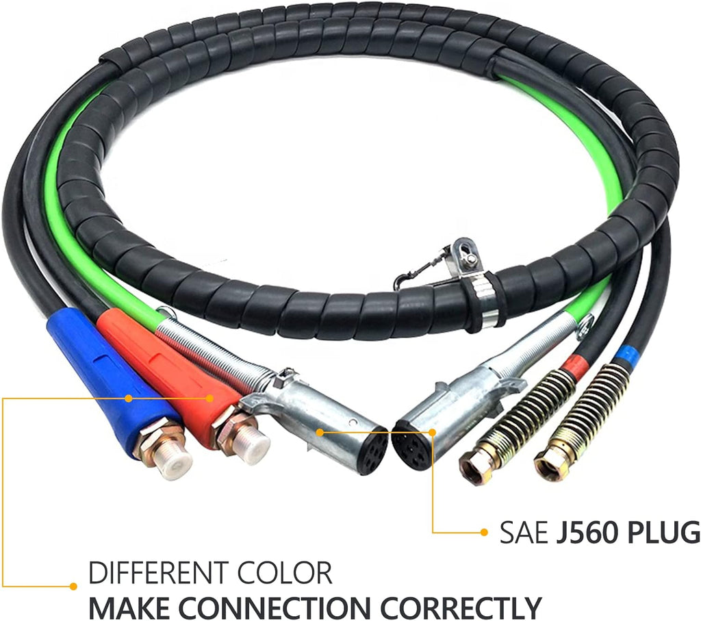 Green ABS Air Brake Lines 15 Ft F22401