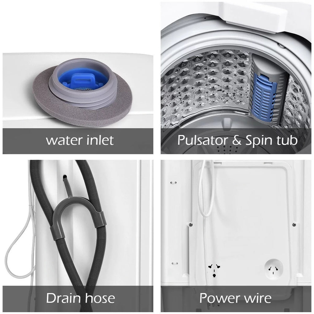 Portable 7.7 lbs Automatic Laundry Washing Machine W66501