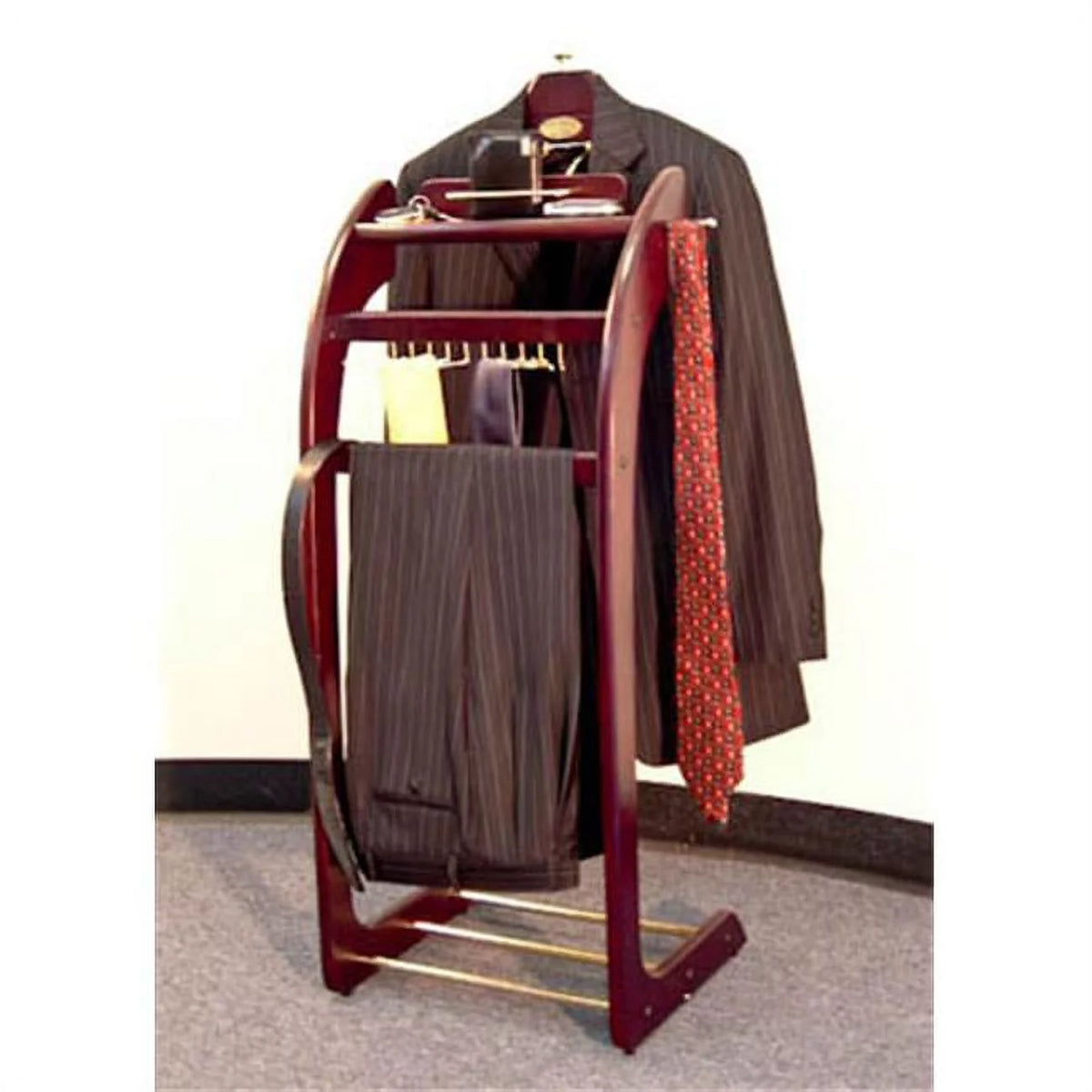 Dark Mahogany Wardrobe Valet C77561