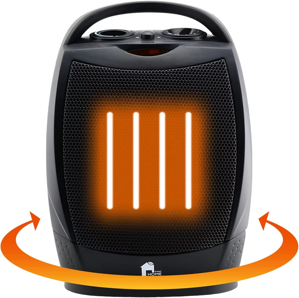 Portable Electric Space Heater 1500W/750W Oscillating T50123