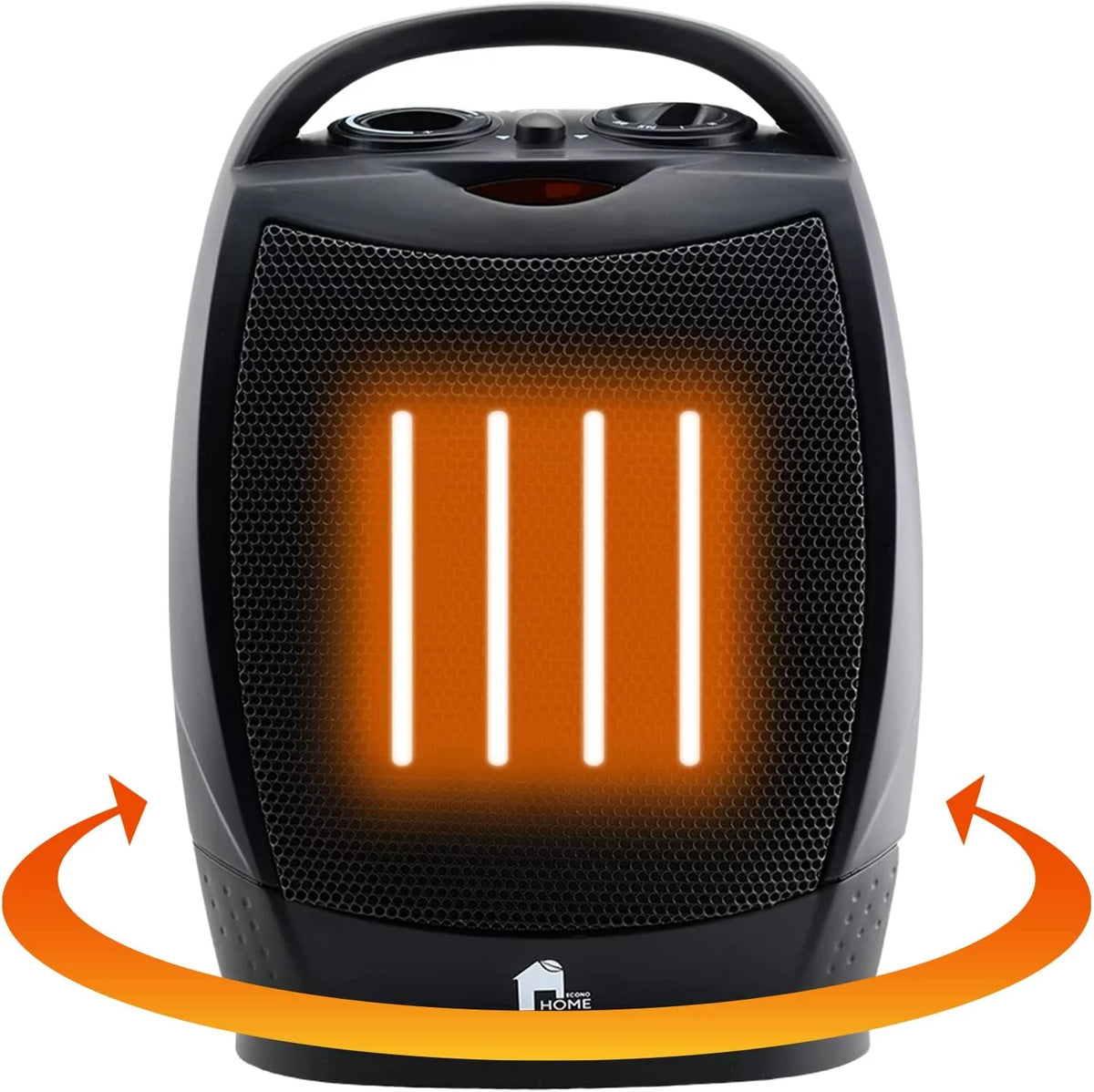 Portable Electric Space Heater 1500W/750W Oscillating T50123