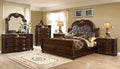 Dark Cherry King Bedroom Set 5Pcs L174933