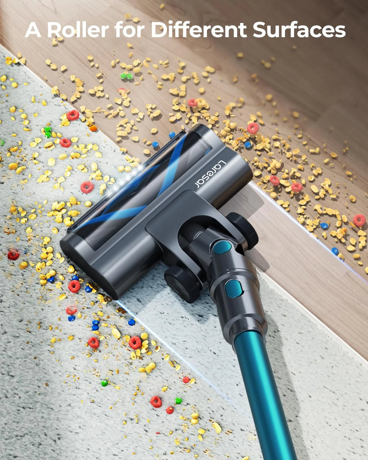 Cordless Stick Vacuum Cleaner 60Mins 450W 33KPa Lightweight C7318