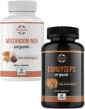 Organic Mixed Mushroom and Cordyceps Dietary Supplement M86611