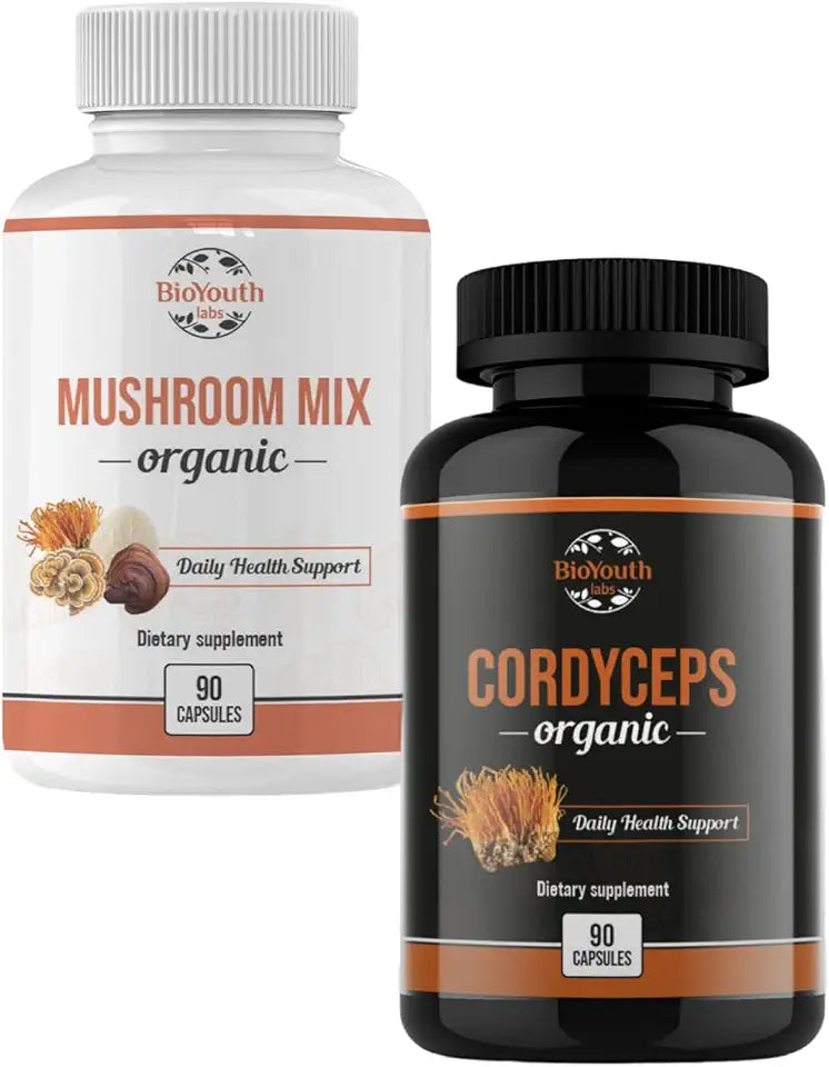 Organic Mixed Mushroom and Cordyceps Dietary Supplement M86611
