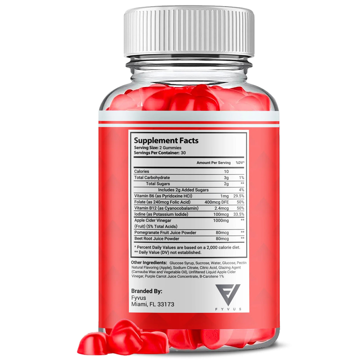 Nitro Fuel X Gummies D128