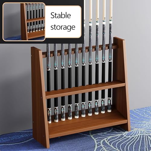 White Portable Pool Cue Rack Stand A478