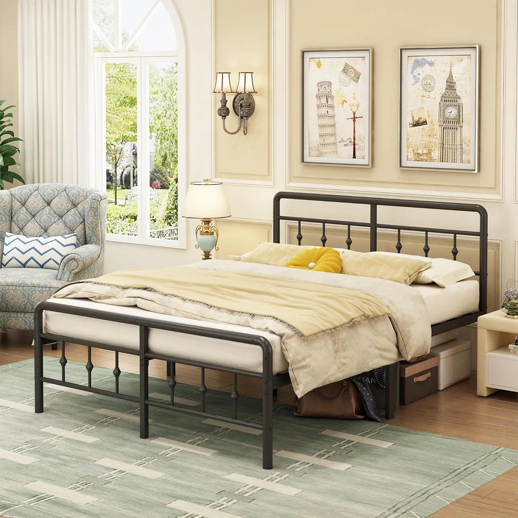 16 inch Twin XL Bed Frames with Headboard and Footboard F67899