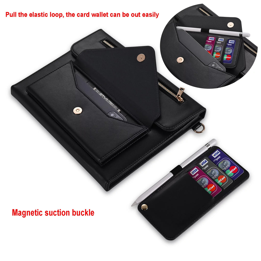 Black PU Leather Folio Case for iPad Pro 11 Inch U51972