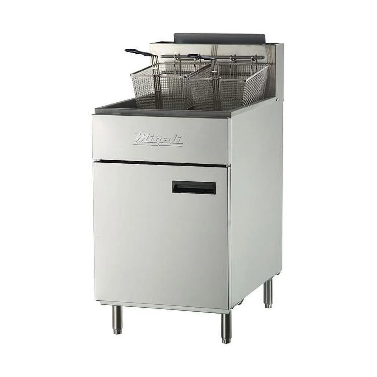 75 lbs Natural Gas Fryer Stainless Steel U425