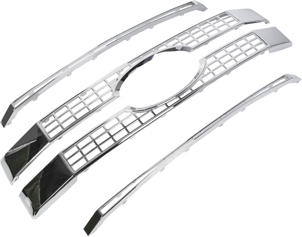 Chrome Front Hood Bumper Grille 4PCS M12624