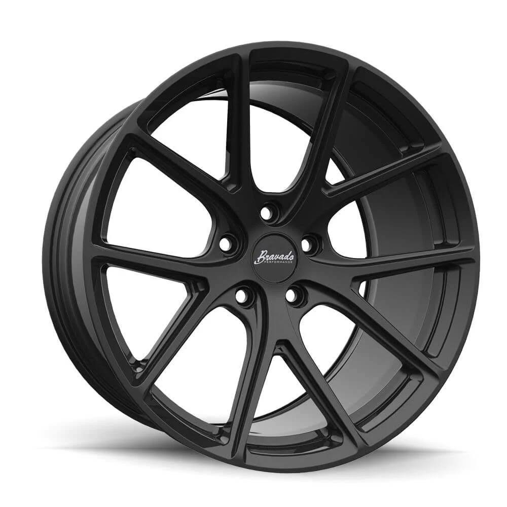 18x10 5x120 ET28 Matte Black Rims F175308