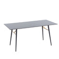 Black 70inch Ceramic Tile Dining Table H209