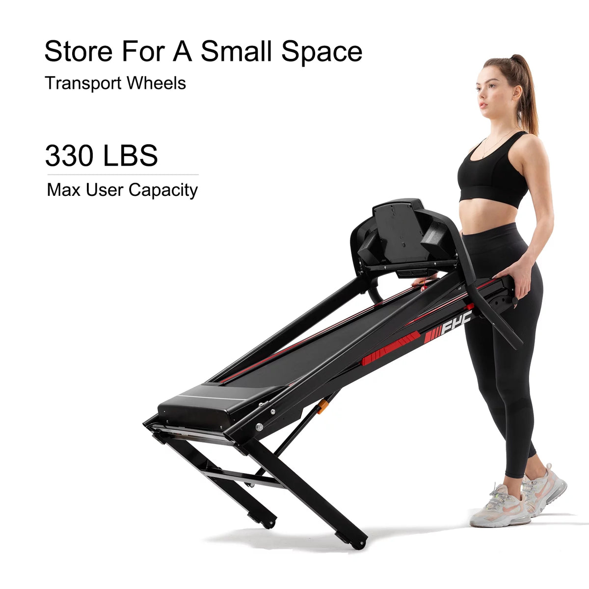 Folding Electric Treadmill with Incline Q821
