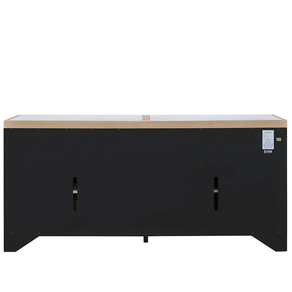 Modern Farmhouse Credenza in Natural Oak Wood Z976