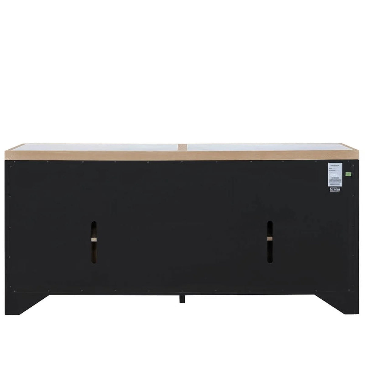 Modern Farmhouse Credenza in Natural Oak Wood Z976