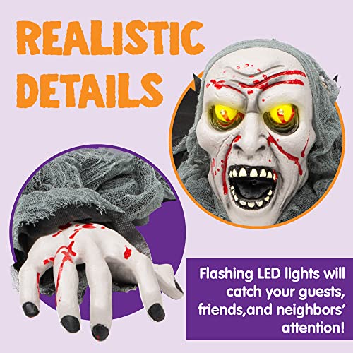 Sound Activated Halloween Groundbreaker Crawling Doll G598
