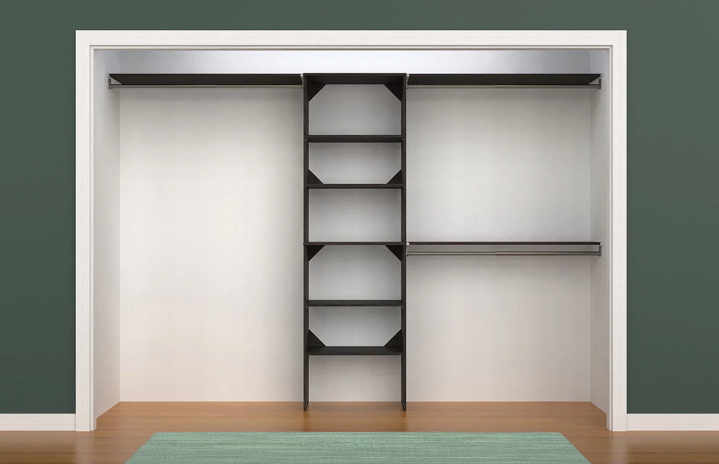 7 To 10 Foot Wide Closet System Kit Grey C630452