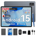 Android 15 Tablet 10.1 Inch 24GB RAM 256GB ROM 2 in 1 with Keyboard H324