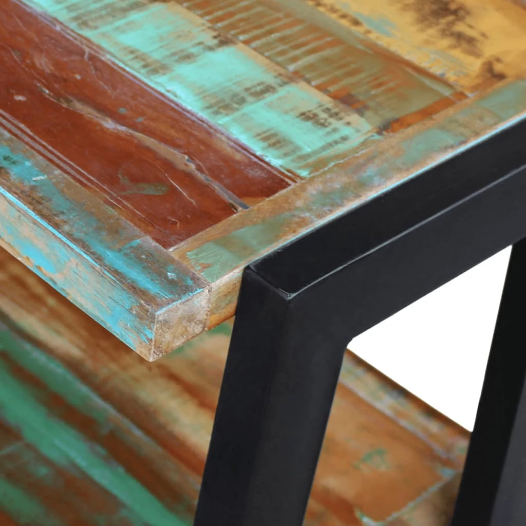 3 Shelves Solid Reclaimed Wood Sideboard A239