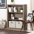 3 Shelf Weathered Oak Bookcase X39071