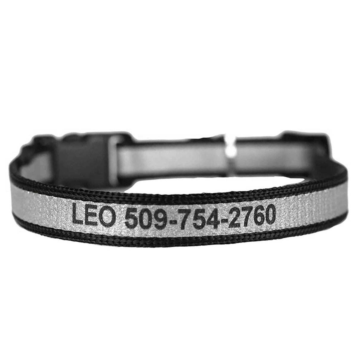 Nylon Personalized Breakaway Cat Collar with Bell J2831
