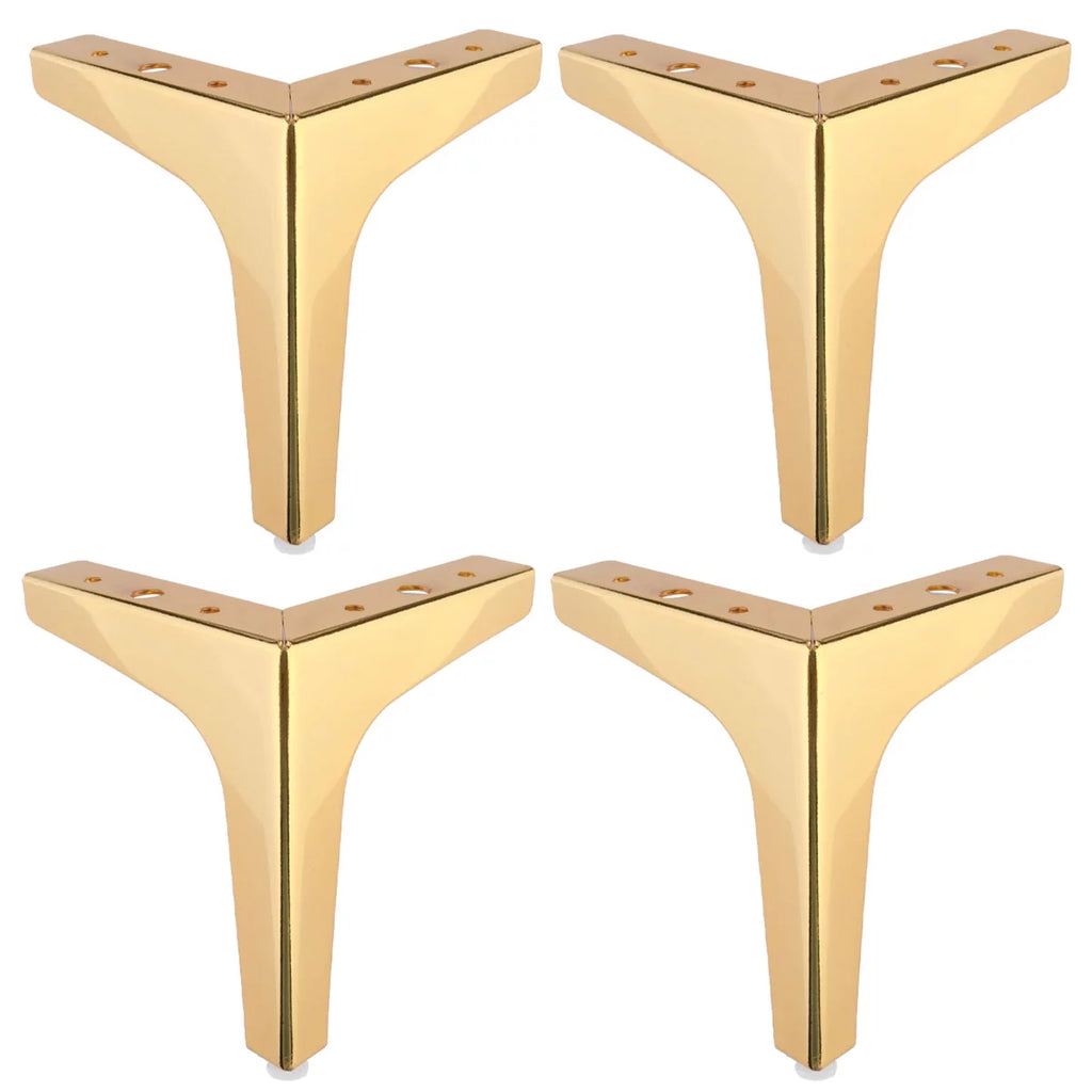 Gold 4 Set 7 Inch Metal Sofa Legs A205315
