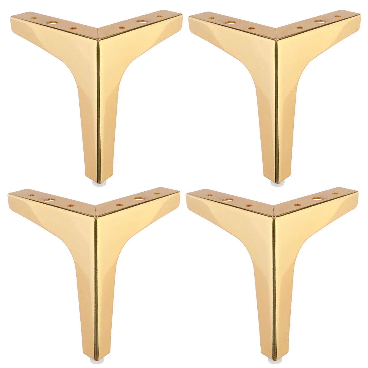 Gold 4 Set 7 Inch Metal Sofa Legs A205315