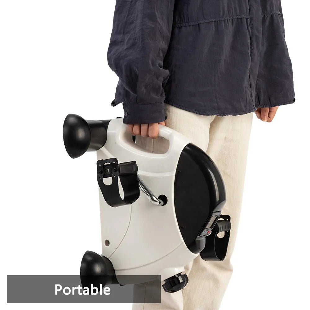 Portable Pedal Stationary Bike White A679350