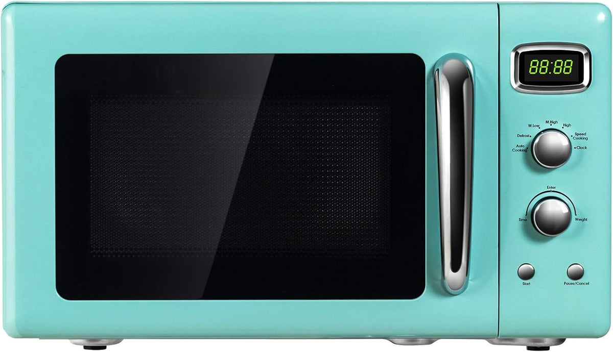 0.9 Cu.ft 900W Retro Countertop Microwave Oven W35966