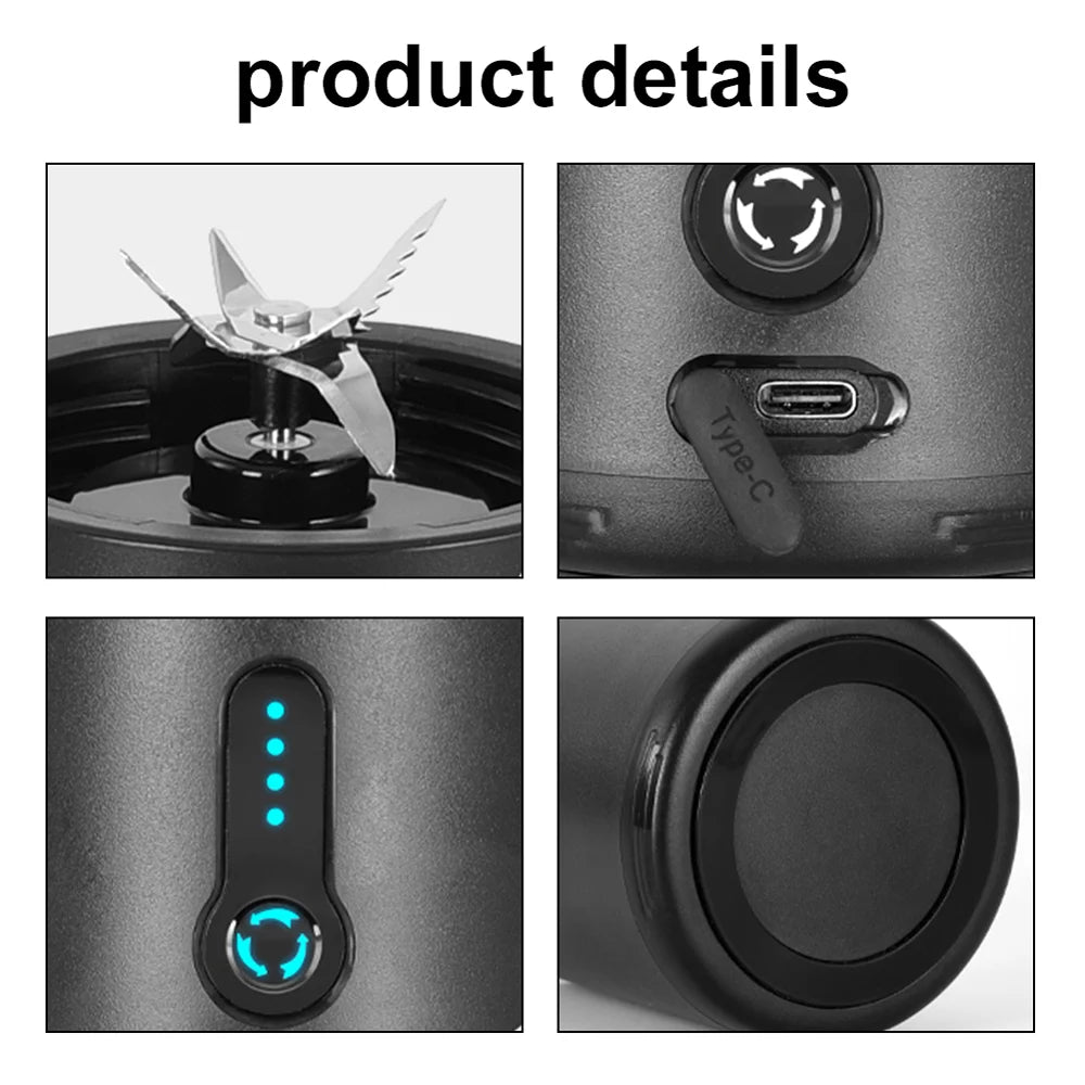 Portable USB Electric Juicer 530ml U1415
