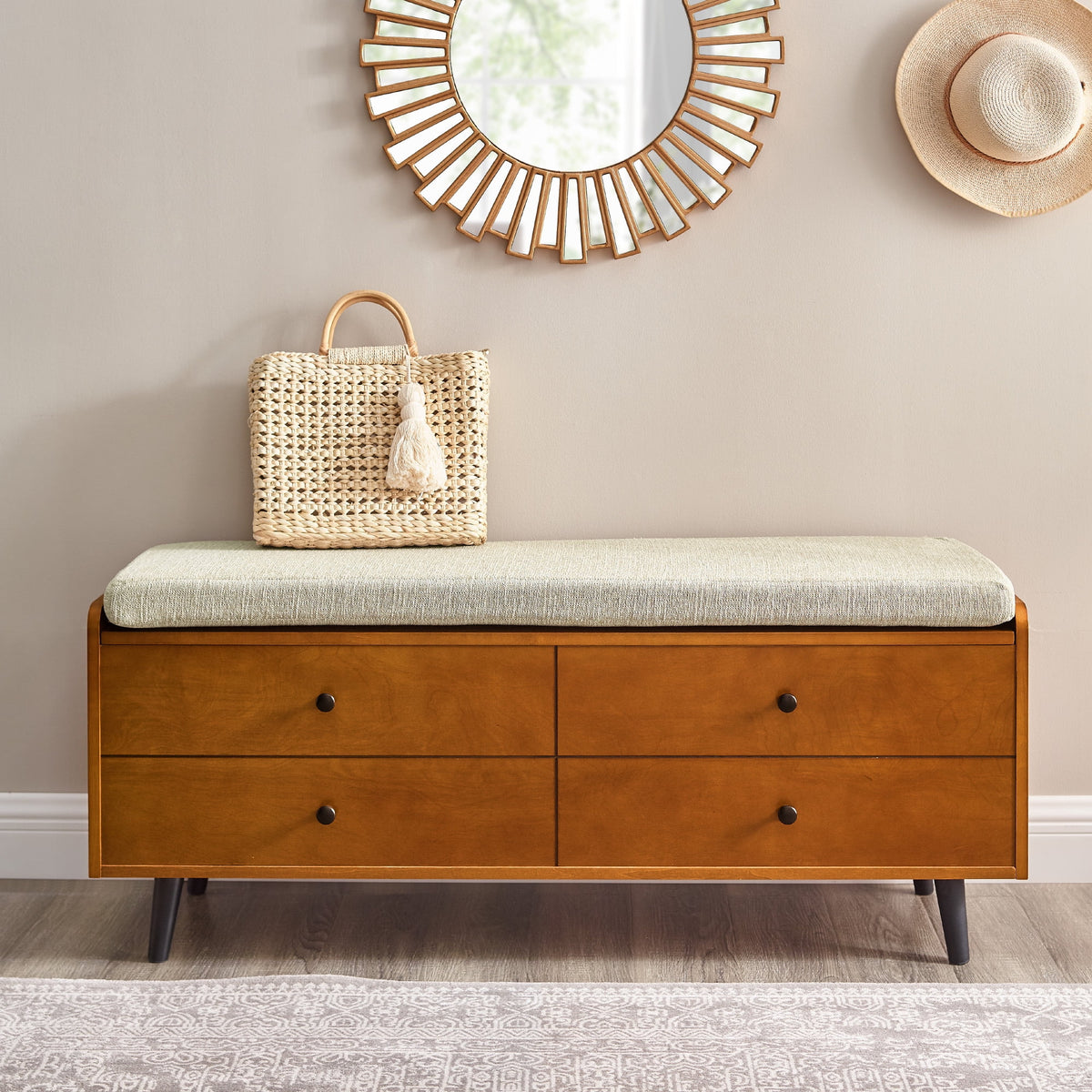 Lift Top Storage Bench C354219