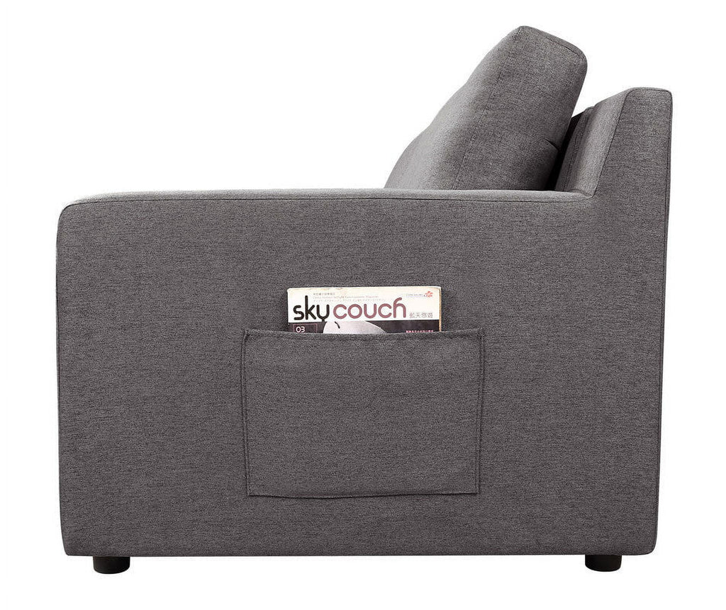 Linen U-Shape Sectional Sofa Chaise L746