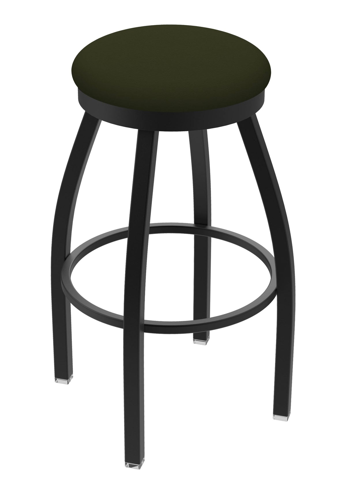 Swivel Counter Stool with Black Wrinkle Finish and Canter Pine Seat Z95051