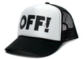 Black/White Truckers Cap Hat E8230