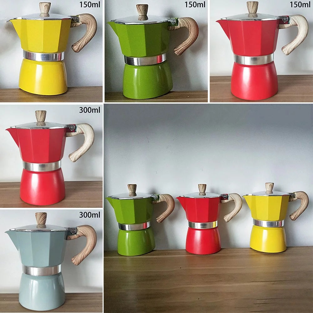 Aluminum Italian Moka Espresso Coffee Maker 300ml O41477