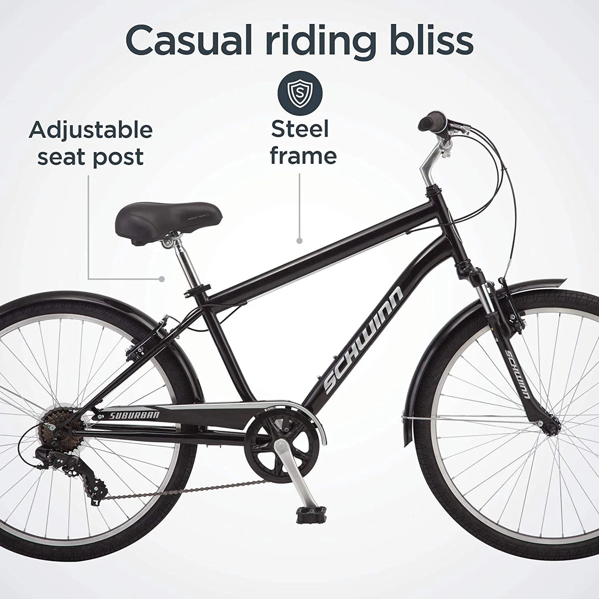 Black 26 in Comfort Bike N618453