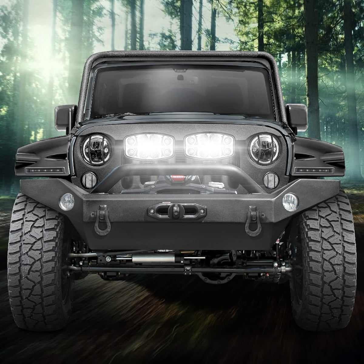 LED Work Light Driving Fog Light Off-Road Light LED Pods Flood & Spot Combo Beam Pack of 2 R85229