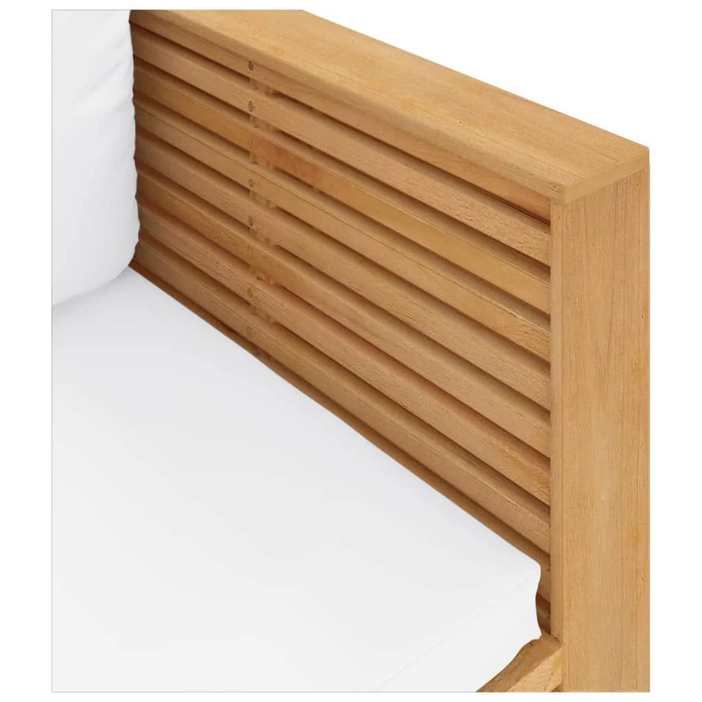 Solid Wood Teak Patio Sofa Chair with Cushions Y213