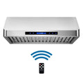 500 CFM Convertible Under Cabinet Range Hood with Remote and Digital Touch Controls U55412