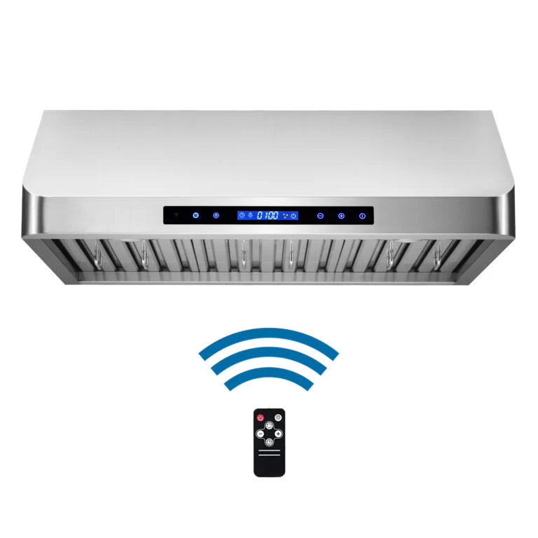500 CFM Convertible Under Cabinet Range Hood with Remote and Digital Touch Controls U55412