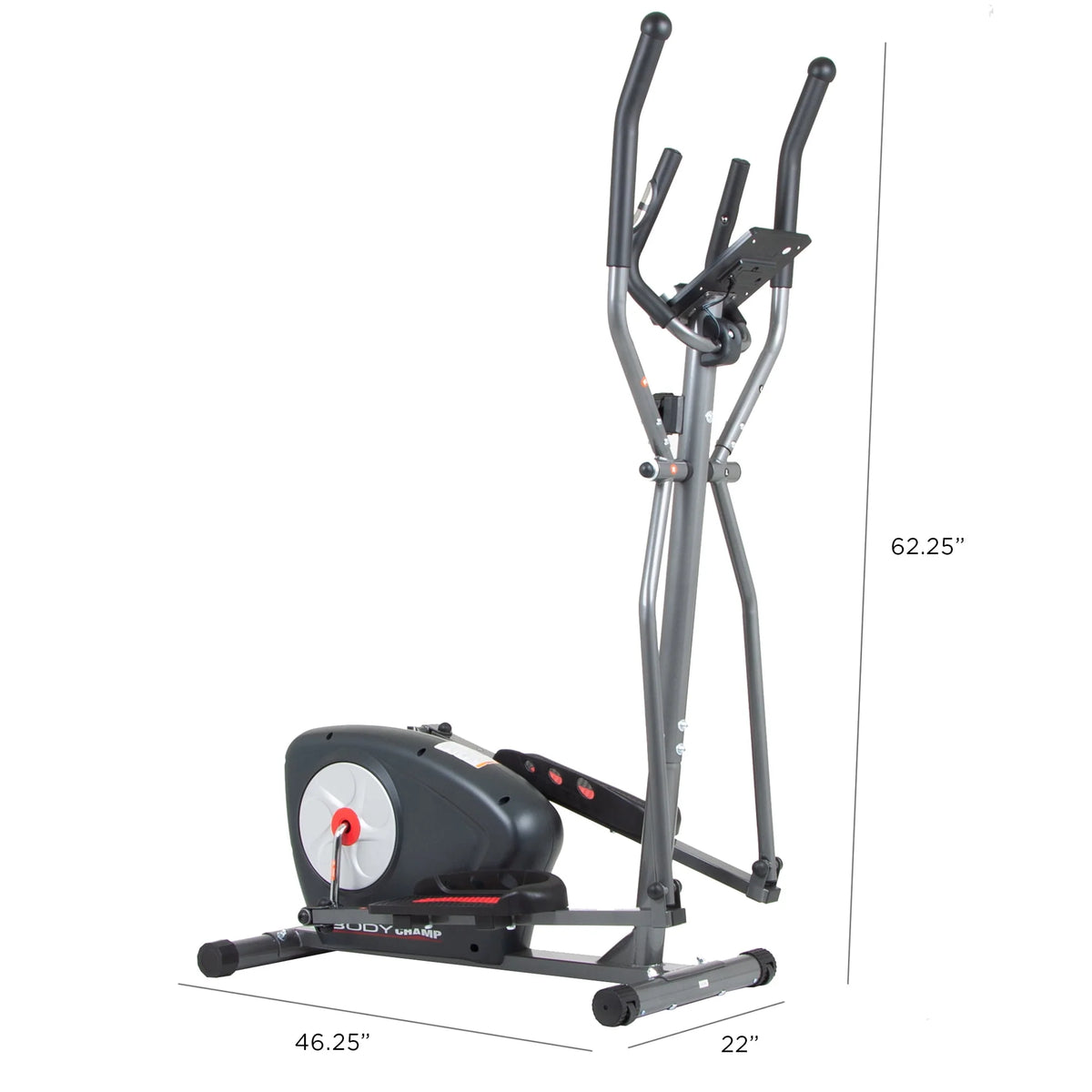 Elliptical Trainer, Adjustable Tension, Heart Rate, Max. Weight 250 lbs P2466
