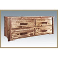 4 Drawer Stained and Lacquered Chest F707