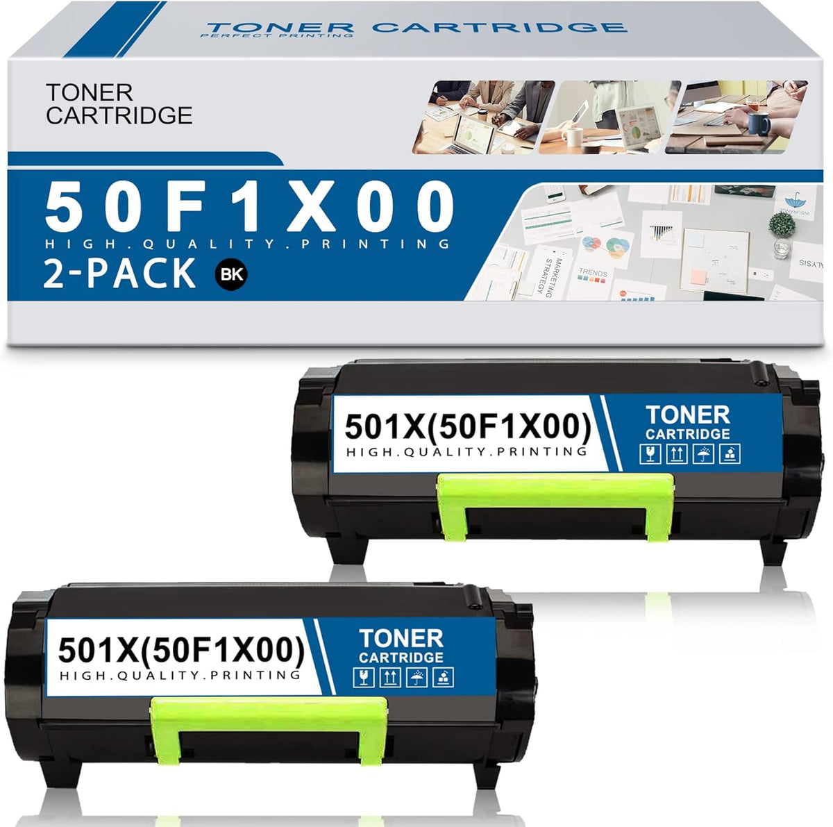 Compatible High Yield Toner Cartridge 2 Black L428